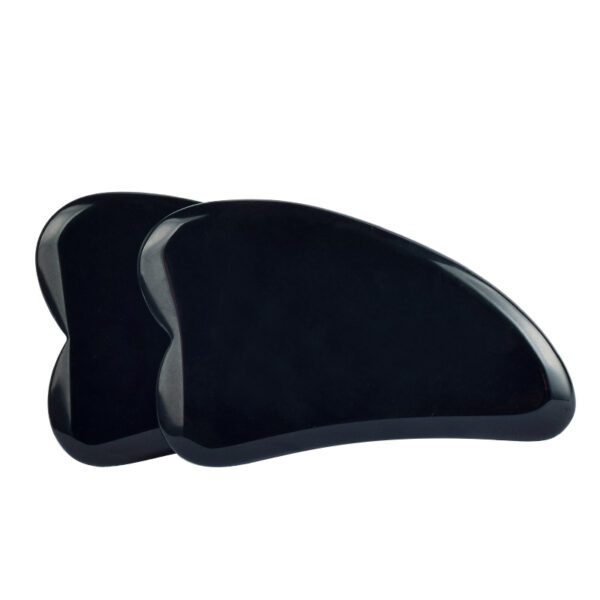 black obsidian gua sha tool