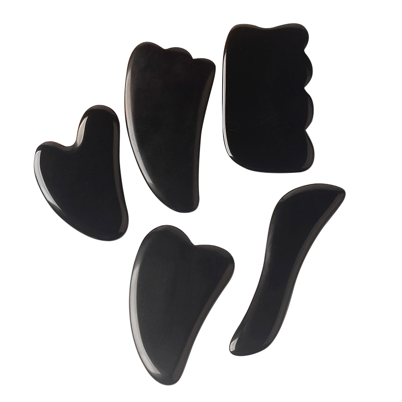 black obsidian gua sha tool