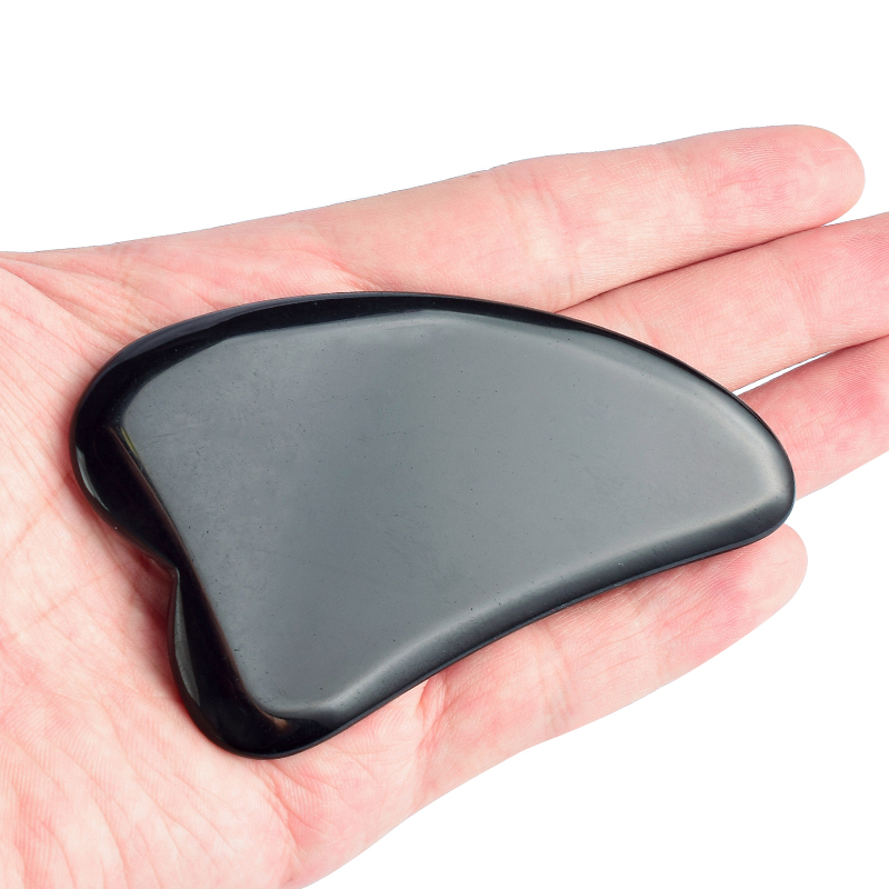 black obsidian gua sha tool