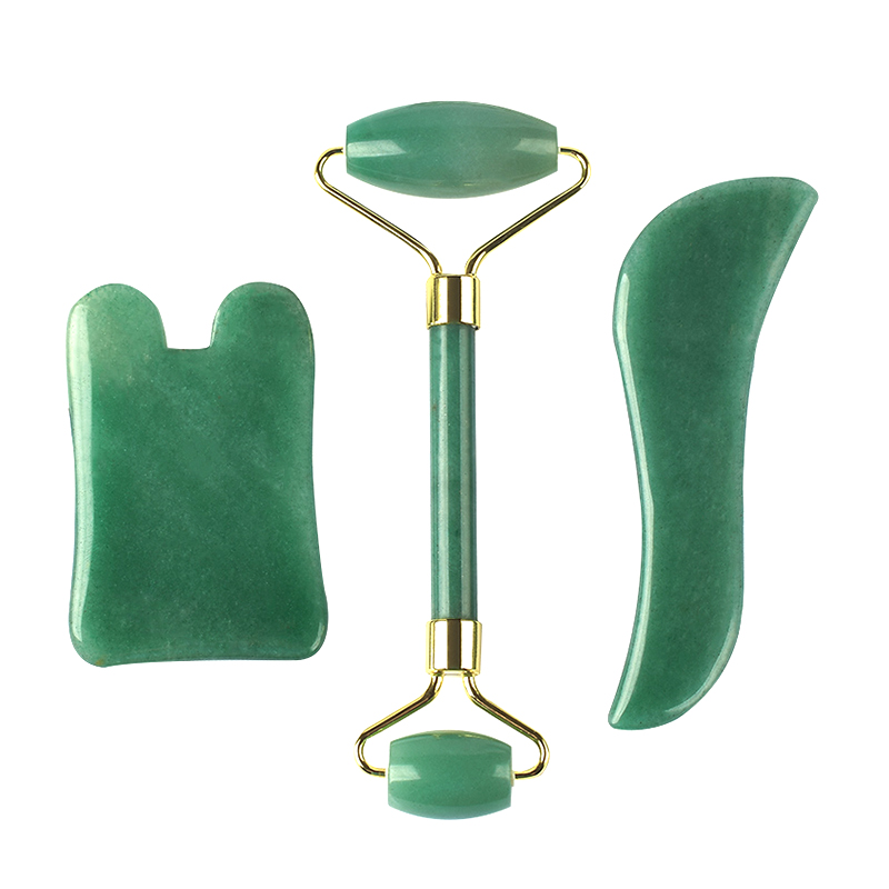 green aventurine gua sha kit1