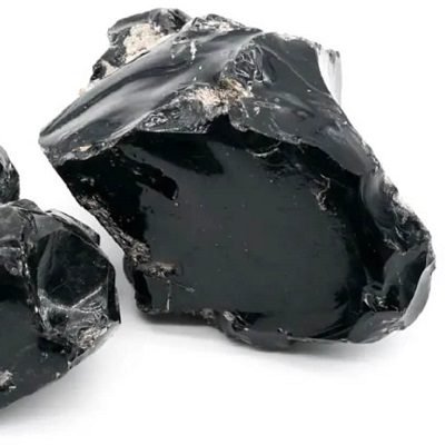 black obsidian stone